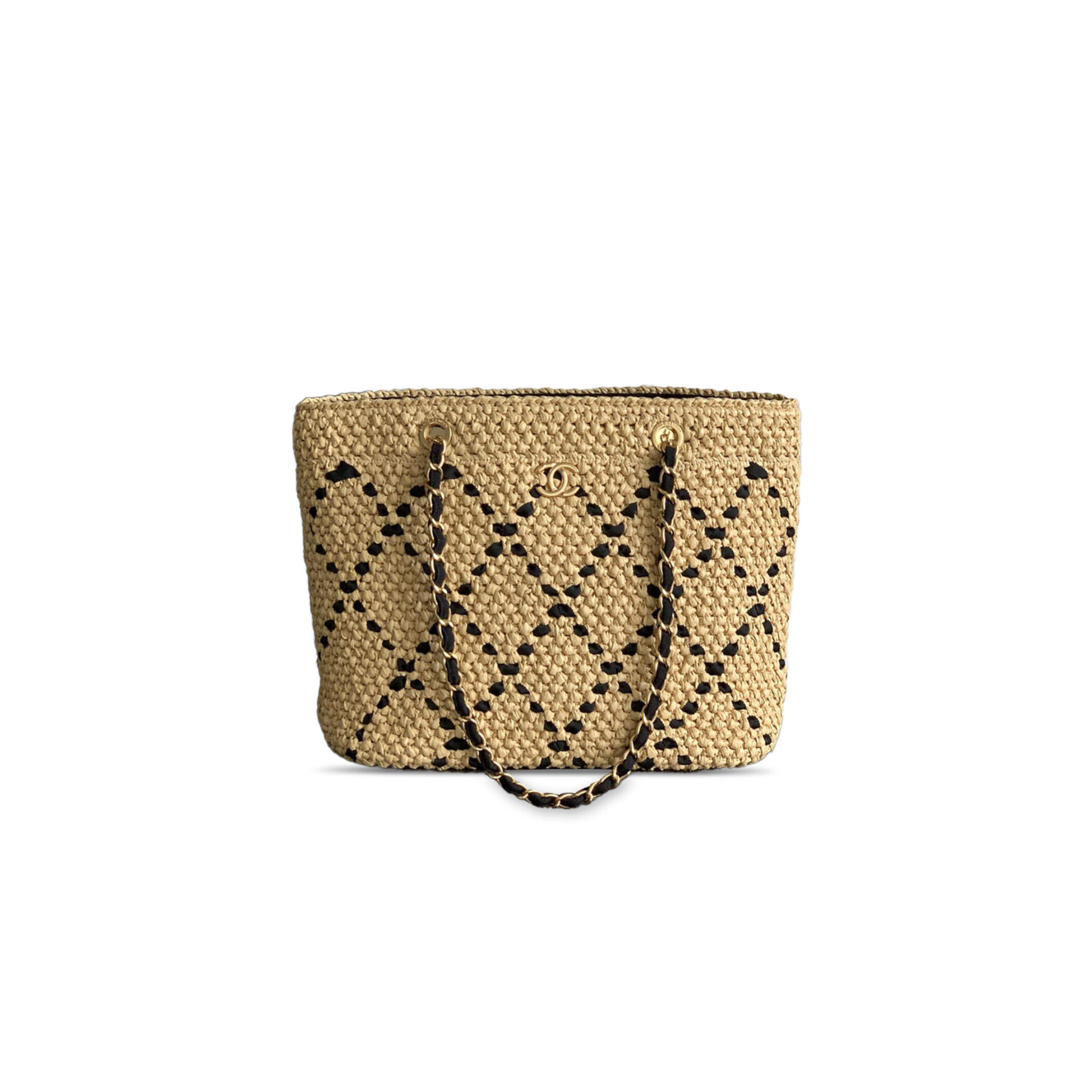 Ch**el woven tote bag (41*27*15cm)